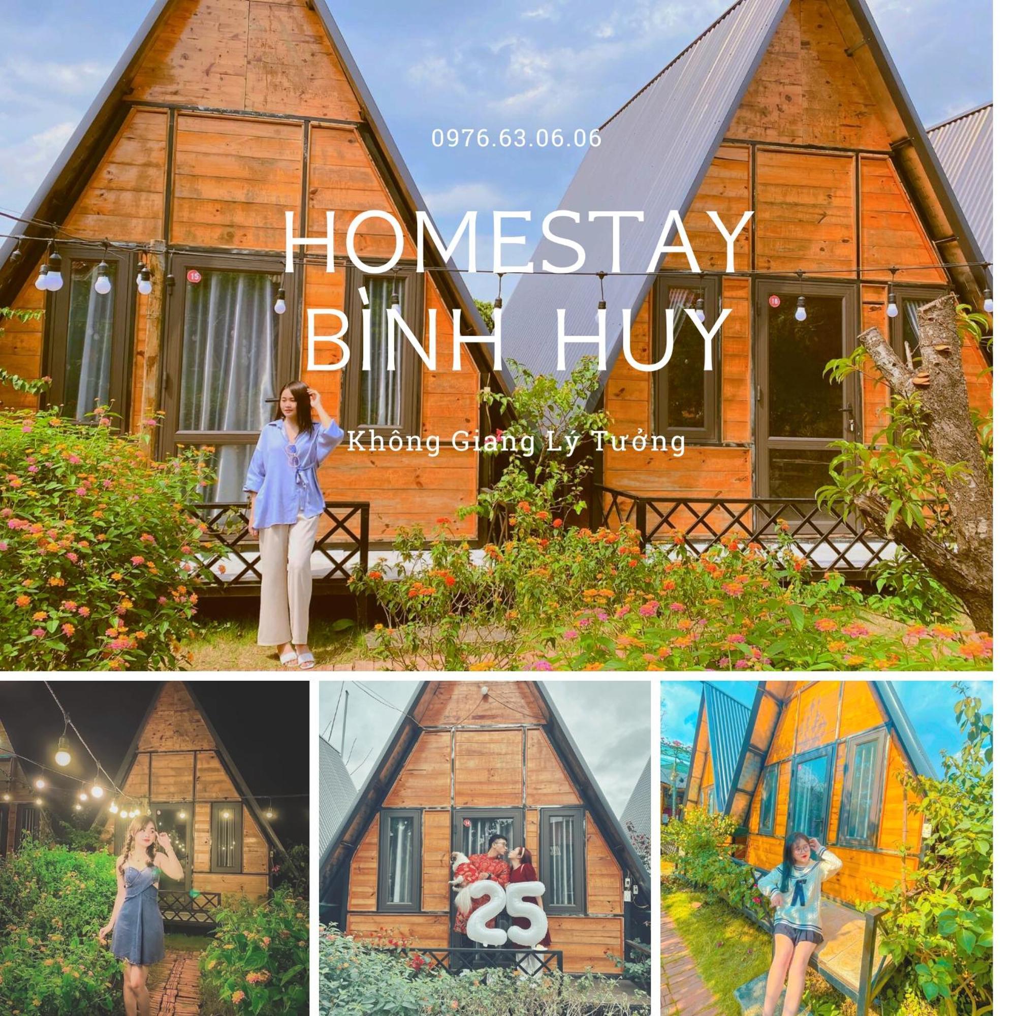 Bugalow Binh Huy Homestay Moc Chau Buitenkant foto