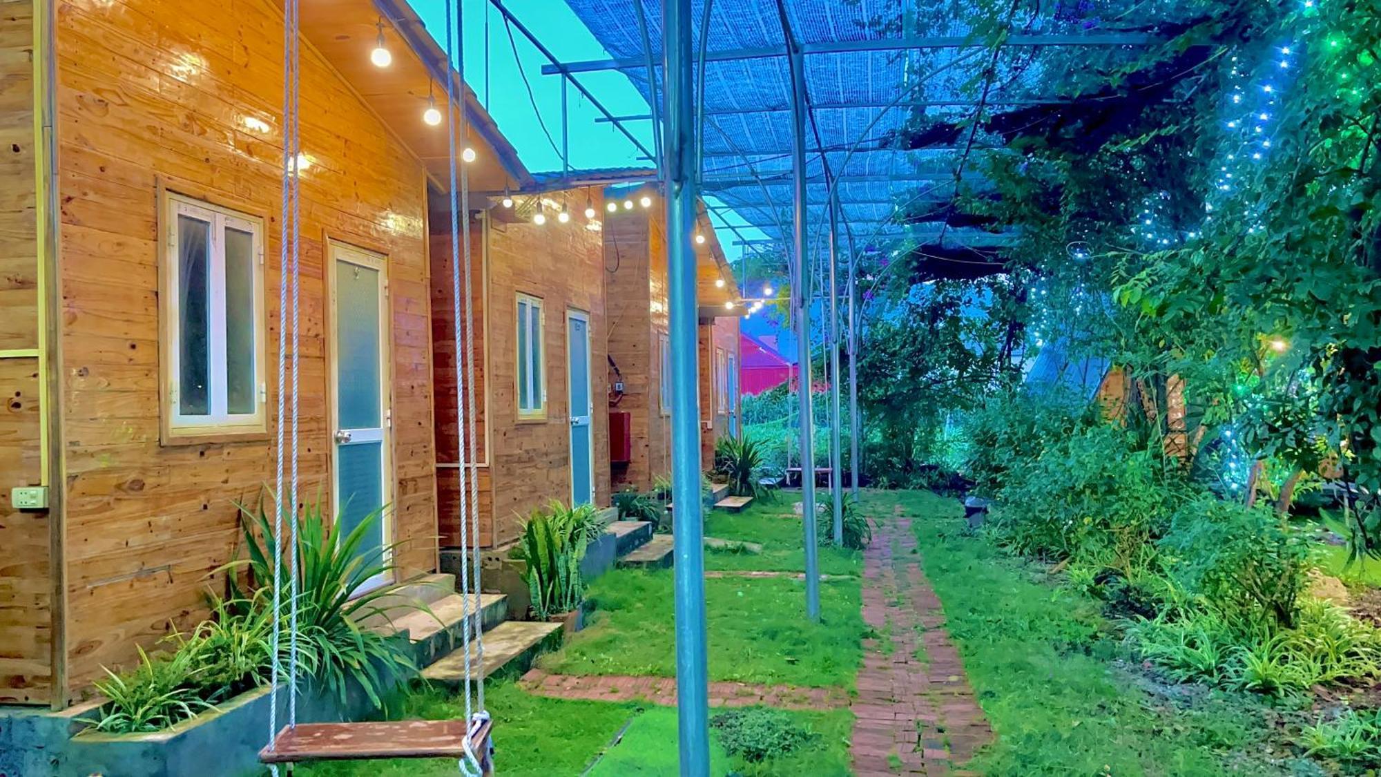 Bugalow Binh Huy Homestay Moc Chau Buitenkant foto